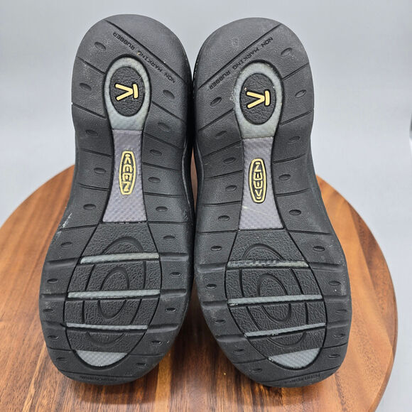 Keen Winter Boots Women's 7.5 Black Leather Fleece Lined Snow Pull On Comfort - Picture 7 of 8